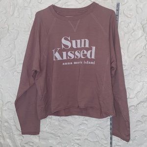 “Sun kissed” Anna Maria island FL Sweater top
